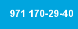 971 170-29-40 971 170-29-40